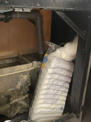 Acuario 200L con mueble negro