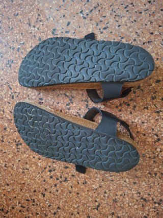 Birkenstock 42 Nere in Pelle  Made in Germany