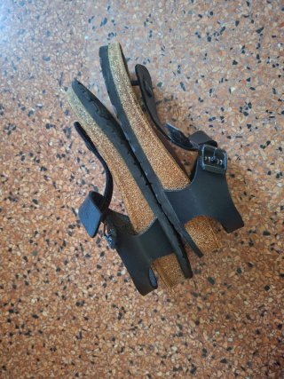 Birkenstock 42 Nere in Pelle  Made in Germany
