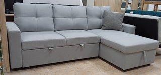 Sofá Cama PAU Gris. Chaiselong. Cómodo. ¡OFERTA!