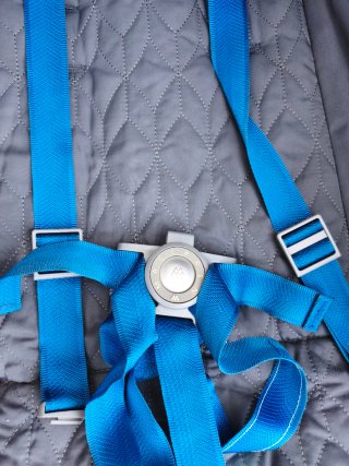 Silla de paseo McLaren gris y azul