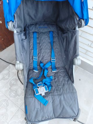 Silla de paseo McLaren gris y azul