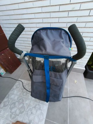 Silla de paseo McLaren gris y azul