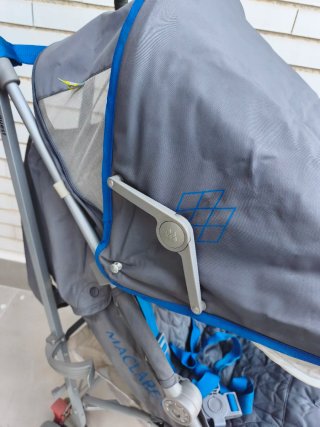 Silla de paseo McLaren gris y azul