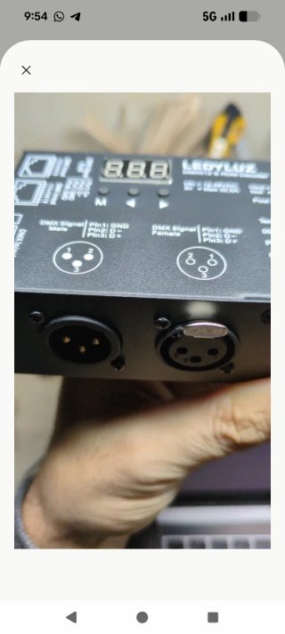 Decodificador DMX512 RDM LEDYLUZ 12-48V 4 Canales