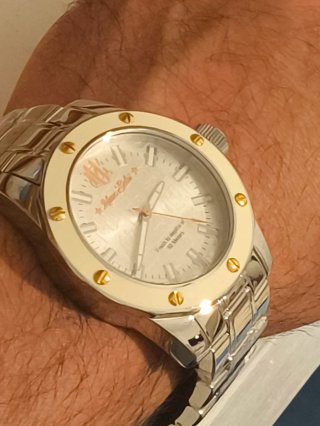 Orologio Uomo Marc Ecko Oro/Argento