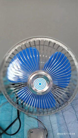 Ventilador coche,camper,autocaravana, 15W 12V