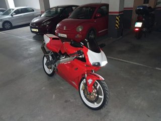 Cagiva Mito 120cc Roja y Blanca
