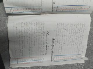 Papel antiguo año 1900