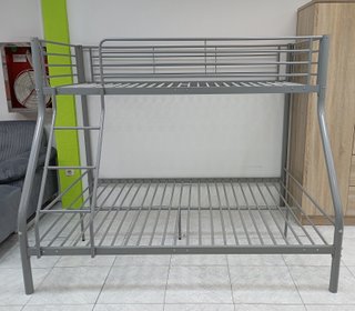 Litera Matrimonial Gris + 2 Colchones. ¡OFERTA!