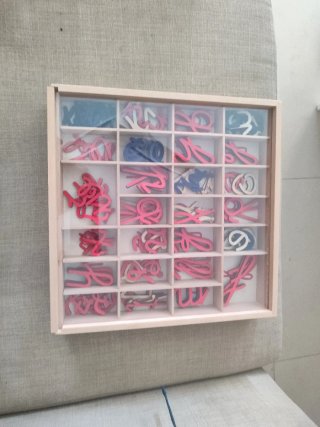 Abecedario Montessori Madera