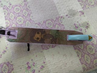 Patinete infantil con diseño de sirena