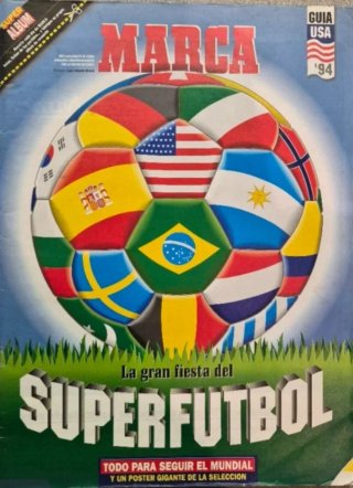 Super Álbum Guía Marca Mundial USA 94