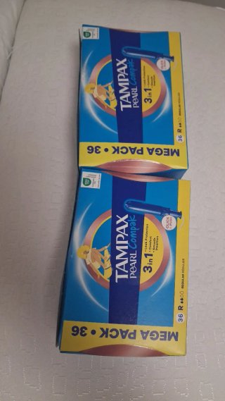 Tampax Pearl Compak Mega Pack 36
