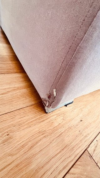 Sofá Cama Beige Tela