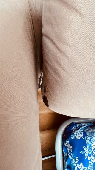 Sofá Cama Beige Tela