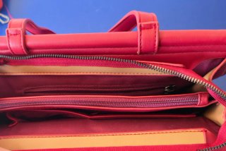 Borsa da Donna Rossa in SimilPelle con Tracolla
