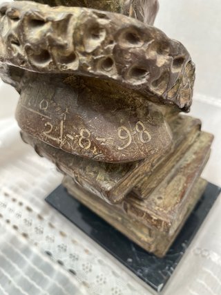 Busto Bronce Cervantes Juan Polo