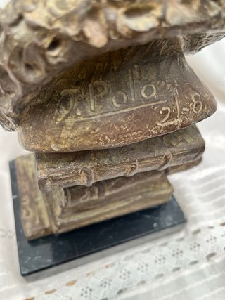 Busto Bronce Cervantes Juan Polo