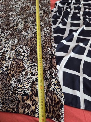 Vestido largo mono estampado leopardo