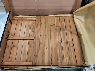 Armario Exterior de Madera Gardiun Abby 75x40x90cm