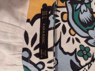 Falda mini Zara estampada