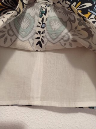 Falda mini Zara estampada