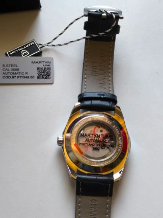 Orologio Martyn Line scheletrato uomo