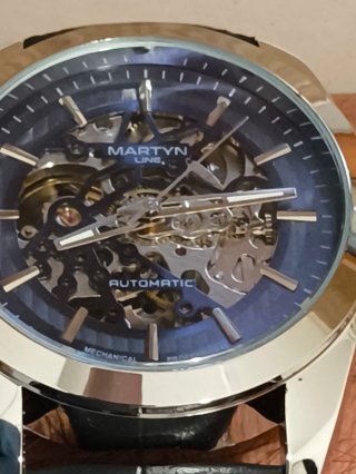 Orologio Martyn Line scheletrato uomo