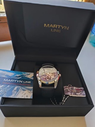Orologio Martyn Line scheletrato uomo