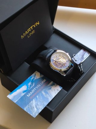 Orologio Martyn Line scheletrato uomo