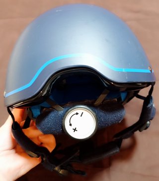 Casco equitación infantil azul