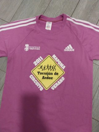 Camiseta Adidas Talla S Rosa