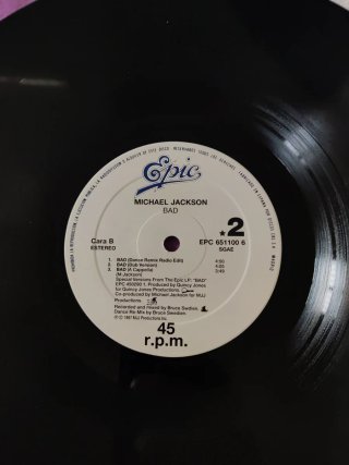 Vinilo Michael Jackson Bad Maxi Single