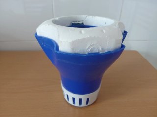 Dispensador cloro Monzana con termómetro