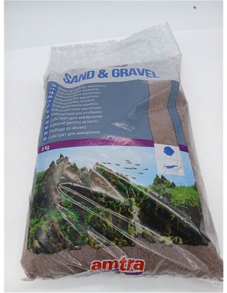 Amtra - Quarzo ceramico marrone Fine - 1-6-2 mm - Fondo naturale per acquari d'acqua dolce