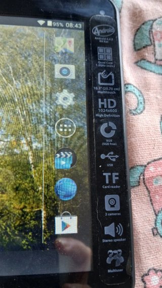 Tablet Suntech Android Nero