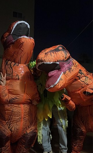 Disfraz Hinchable Dinosaurio T-Rex