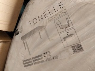Tavolo da Giardino Tonelle 140x80x73 cm Bianco