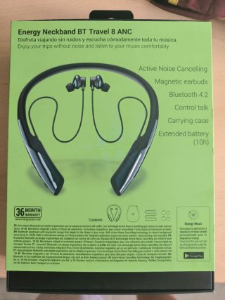 Auriculares Energy Sistem Neckband BT Travel 8 ANC