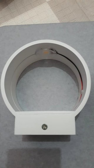 Lámpara de Pared Aro LED Blanca 5W
