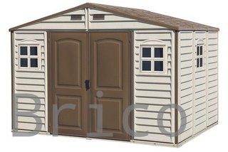 Caseta PVC Woodside 239x324x233 cm - Duramax