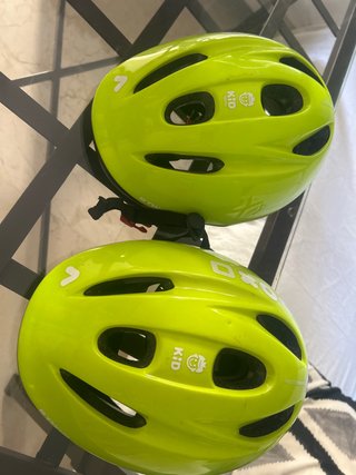 2 Cascos Bicicleta Niños Amarillo