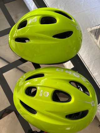 2 Cascos Bicicleta Niños Amarillo