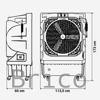 Climatizador 150L Modo Frío y Evaporación - TULUM PLUS 90150