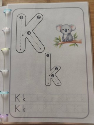 Cuaderno infantil trazos abecedario plastificado