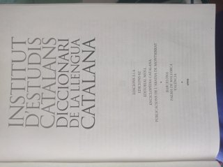 DIC LLENGUA CATALANA (IEC) (Diccionaris de la l...
