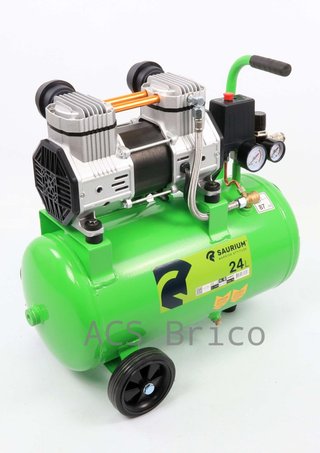 Compresor Aire Silencioso 24L - 2HP - 37185 - Saurium