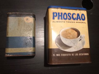 Latas antiguas Phoscao