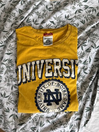 Camiseta University Notre Dame Talla L
